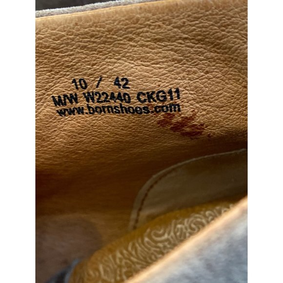 Born Ramsey Ankle Platform Boot 10/42 Brown Leather Oxford Lace Up Block Heel - Picture 8 of 15